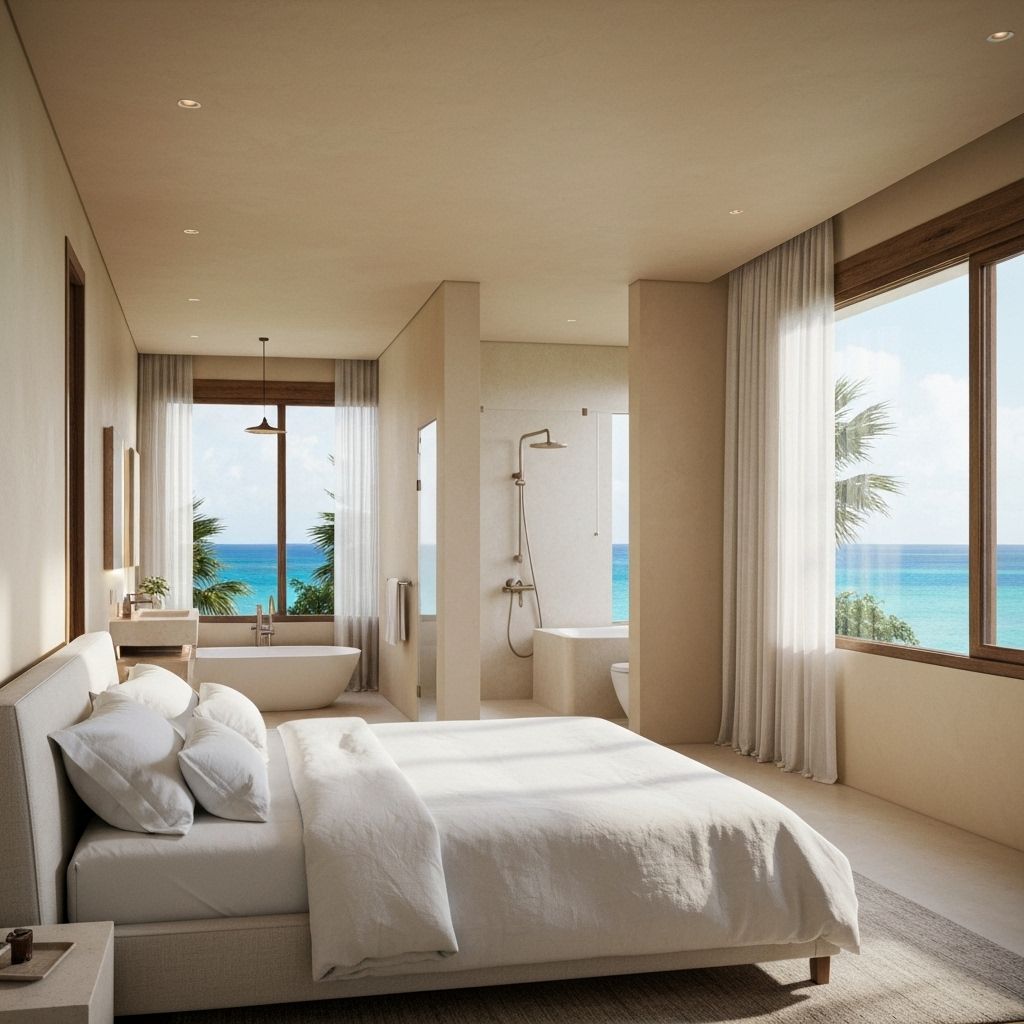 Luxury bedroom interior